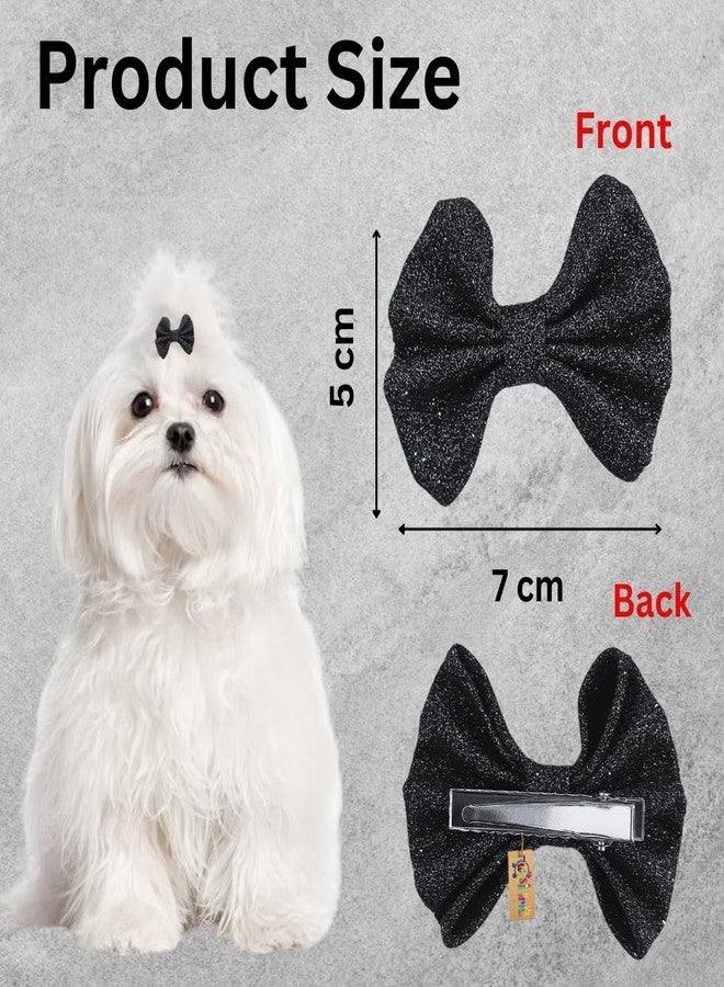 ويستيرن إرا مشبك شعر لامع للكلاب بتصميم مستوحى من العصر الغربي | إكسسوار أنيق ولامع للحيوانات الأليفة الصغيرة والمتوسطة والكبيرة | تثبيت آمن | مثالي للعناية الشخصية، وجلسات التصوير، وأعياد الميلاد، والمناسبات | عصري وسهل الاستخدام (أسود) - Image 4